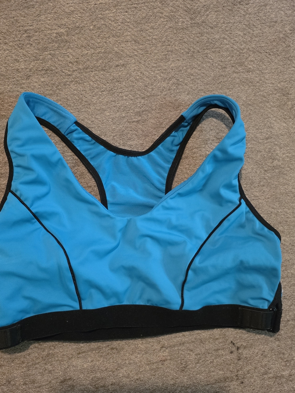 Marika Women's High-Impact Racerback Sports Bra - Blue XL
